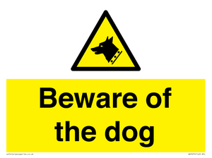 Beware of the dog